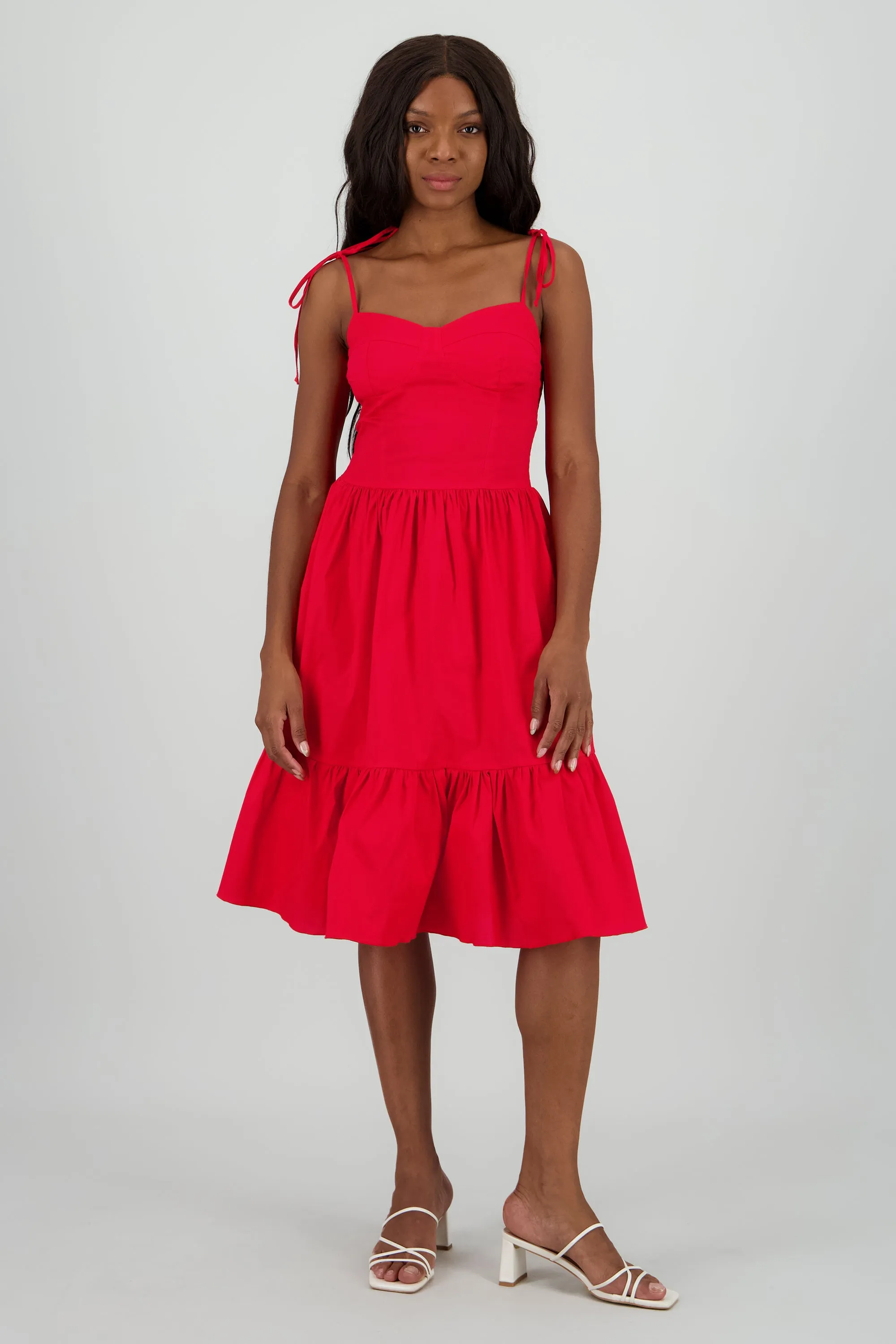 Vestido de tirantes mini detalle copas sold by Shasa