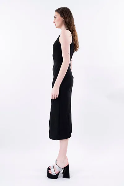Vestido midi liso abertura sold by Shasa product image thumbnail 3