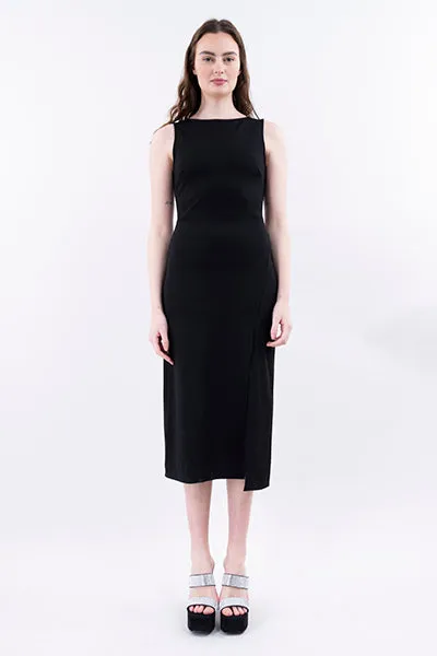 Vestido midi liso abertura sold by Shasa product image thumbnail 2