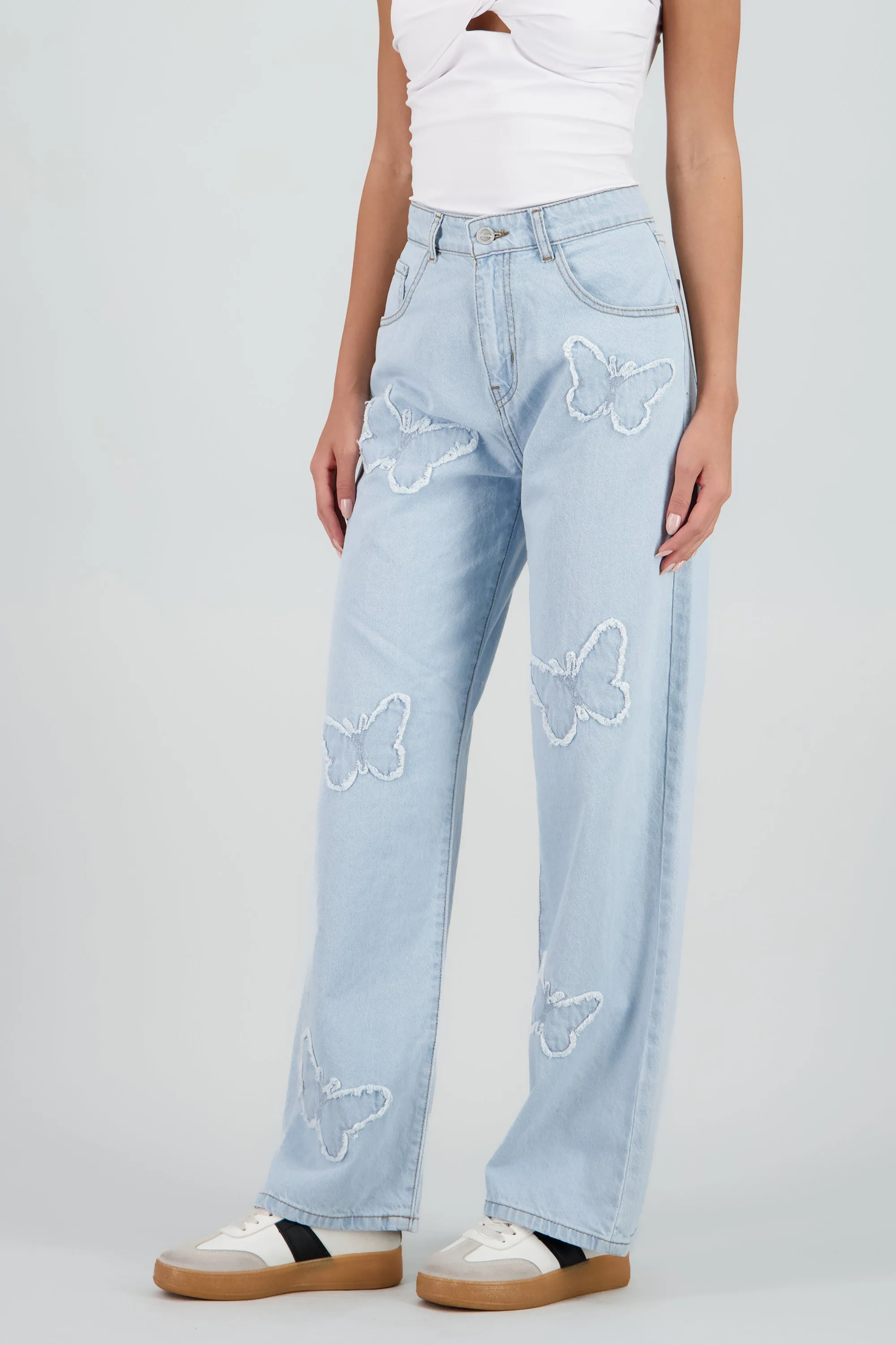 Jeans straight mariposas sold by Shasa product image thumbnail 3