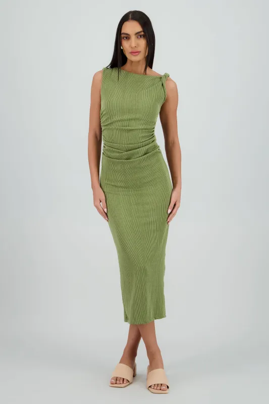Vestido maxi det hombro sold by Shasa