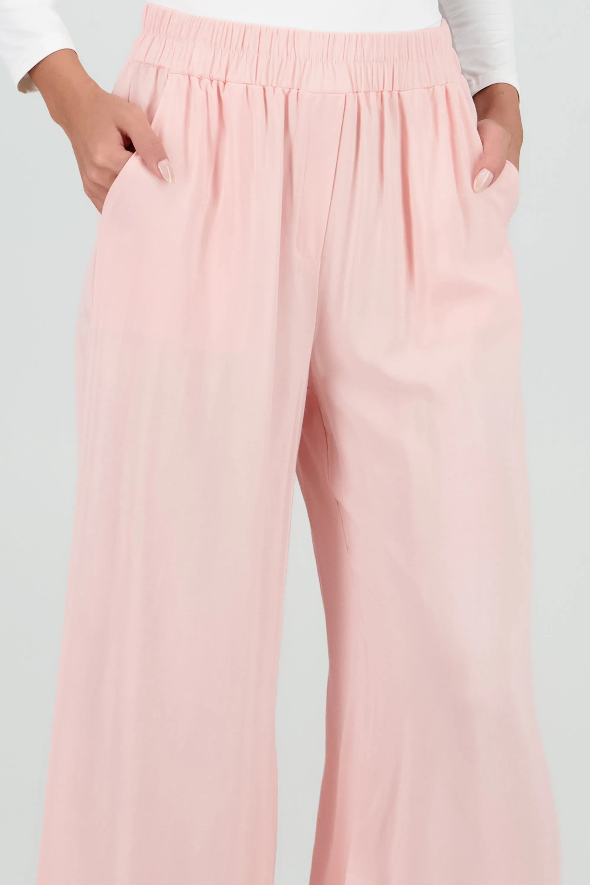 Pantalón Wide Leg Cintura Alta Fruncida sold by Shasa product image thumbnail 5