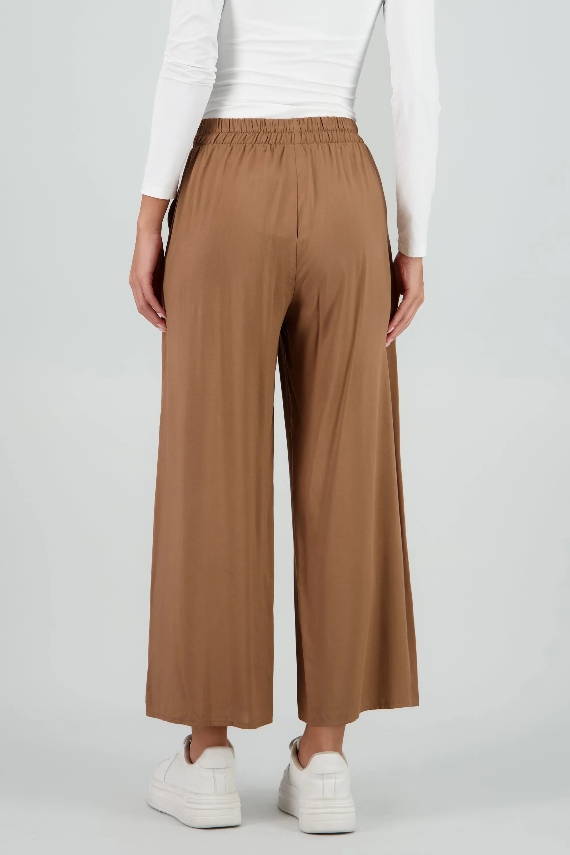 Pantalón Wide Leg Cintura Alta Fruncida sold by Shasa product image thumbnail 4