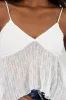 Top tirantes encaje asimetrico sold by Shasa