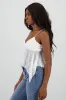 Top tirantes encaje asimetrico sold by Shasa