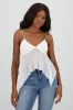 Top tirantes encaje asimetrico sold by Shasa