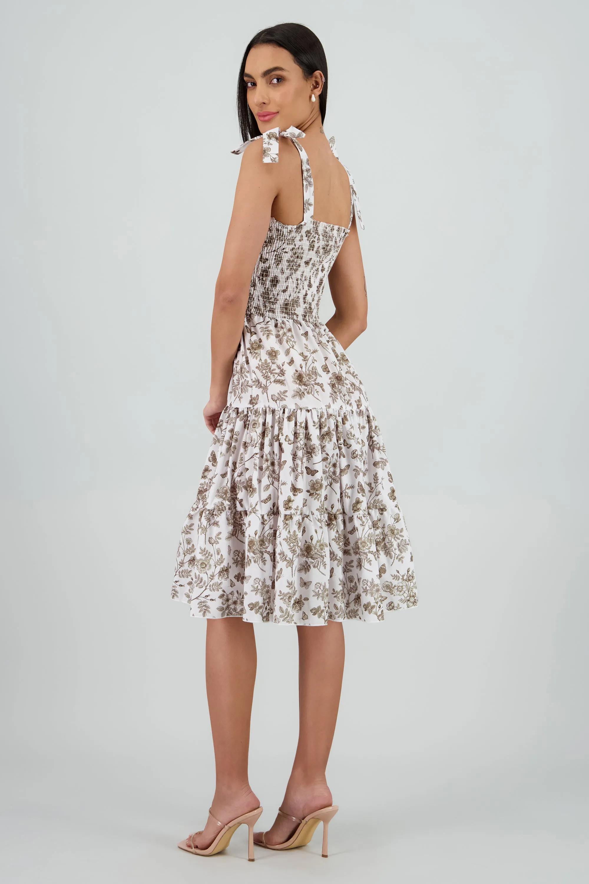 Vestido estampado flores olanes sold by Shasa product image thumbnail 4