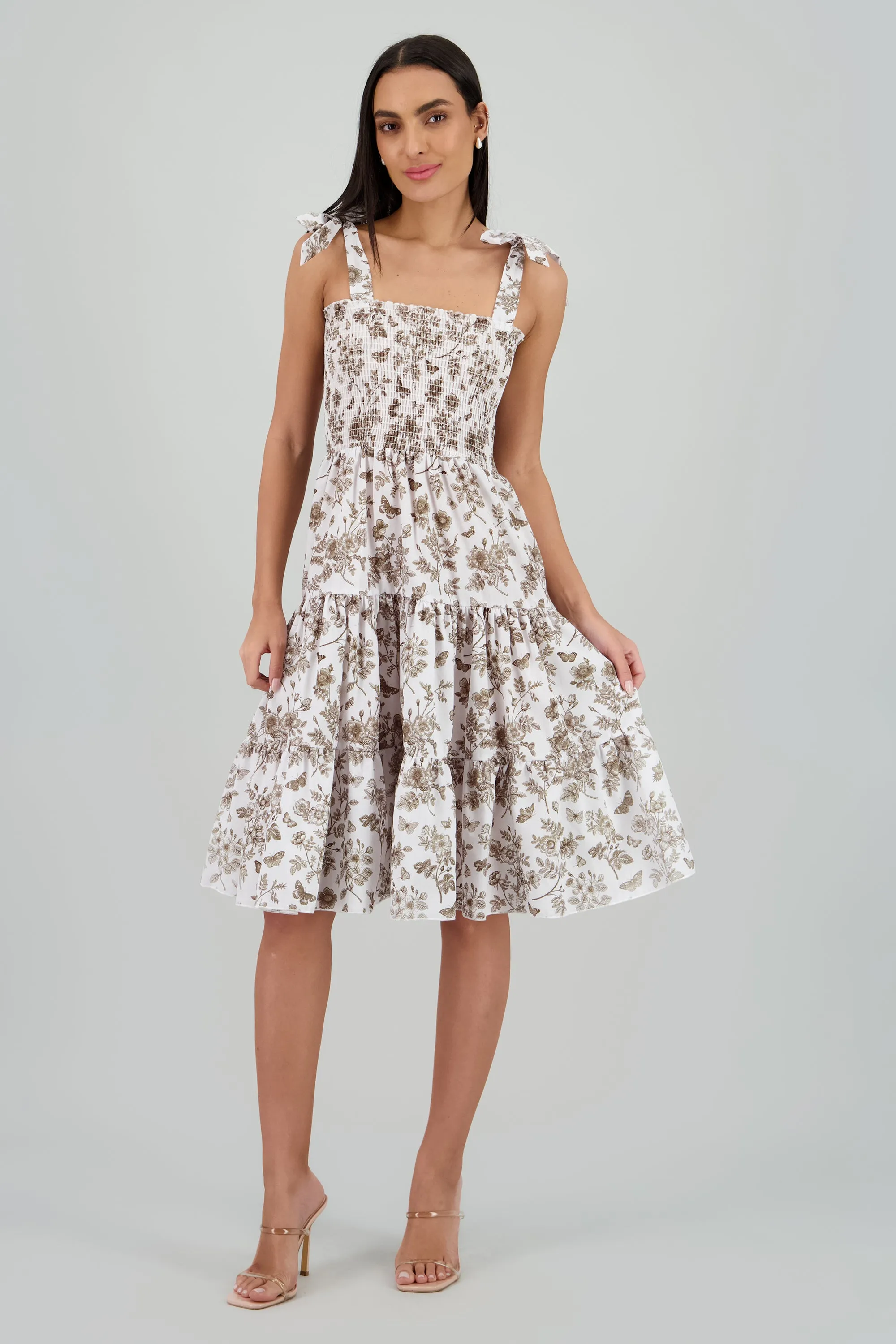Vestido estampado flores olanes sold by Shasa product image thumbnail 2