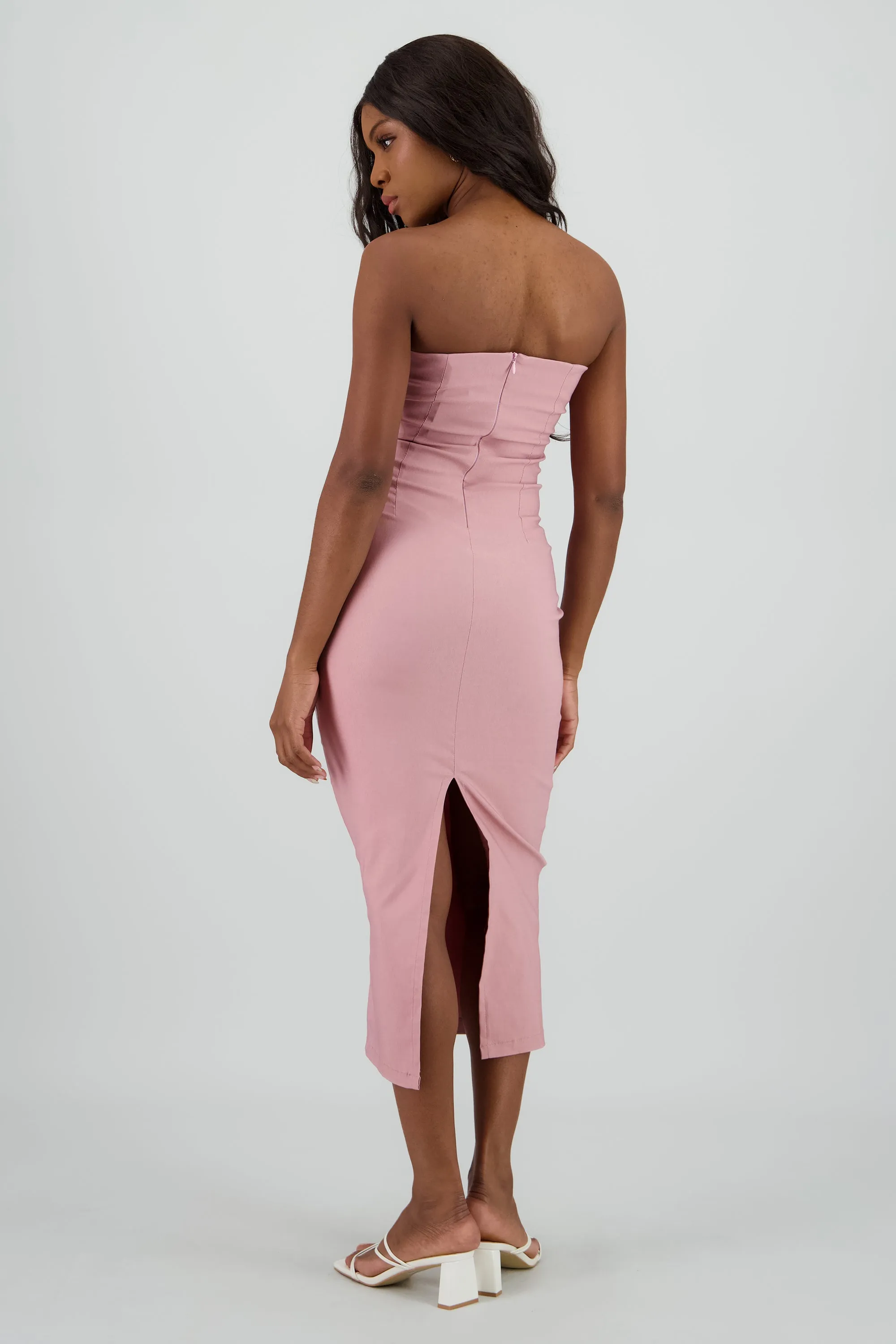 Vestido maxi strapless drapeado hypsters sold by Shasa product image thumbnail 4