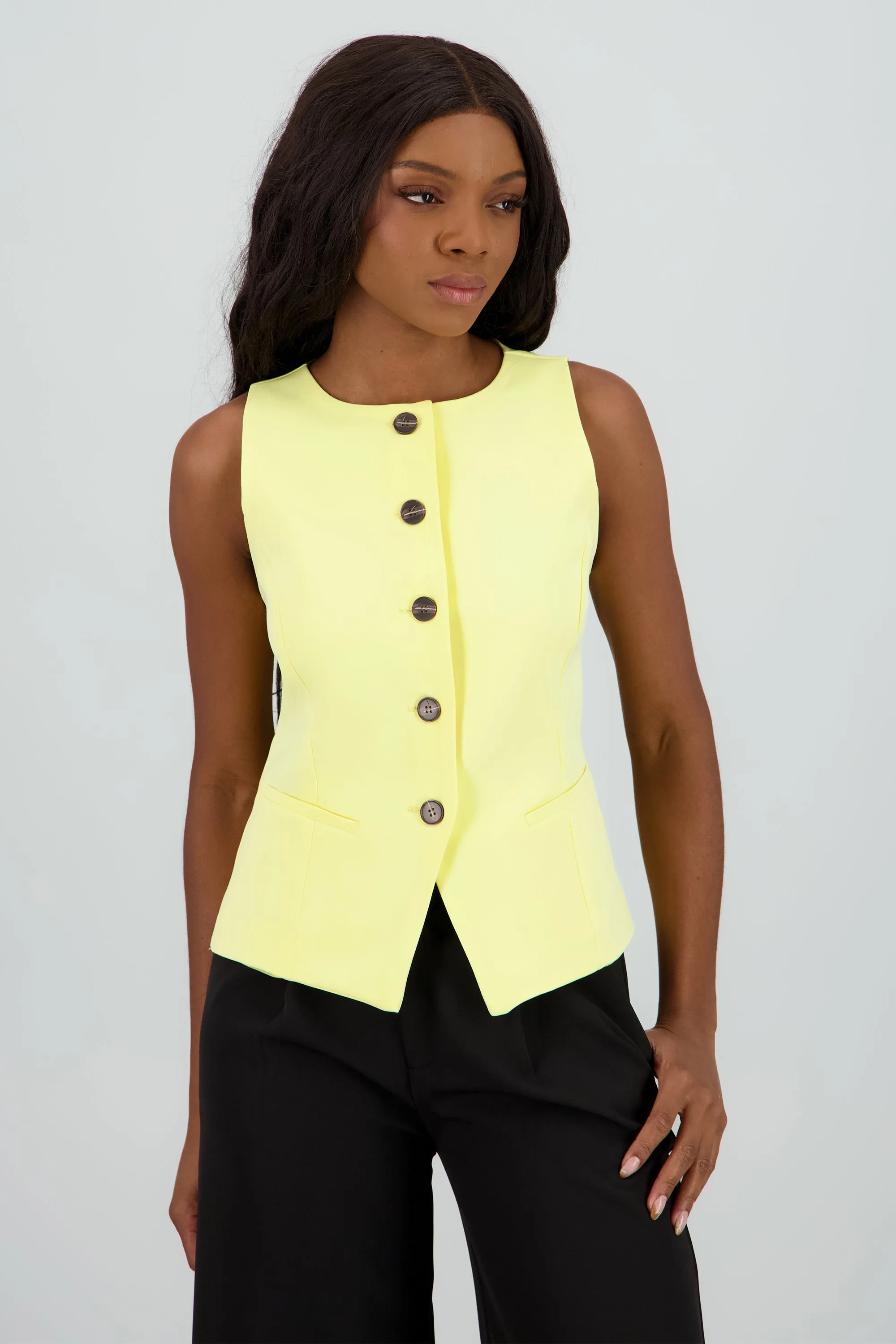 Chaleco largo sastre con botones Hypsters sold by Shasa product image thumbnail 2