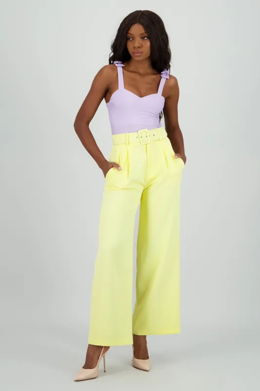 Pantalon Liso Cinturon sold by Shasa