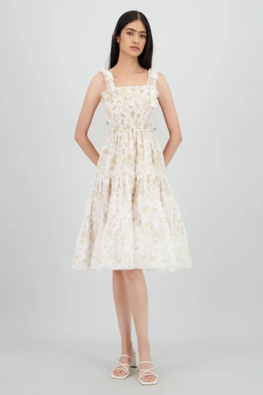 Vestido estampado flores olanes sold by Shasa