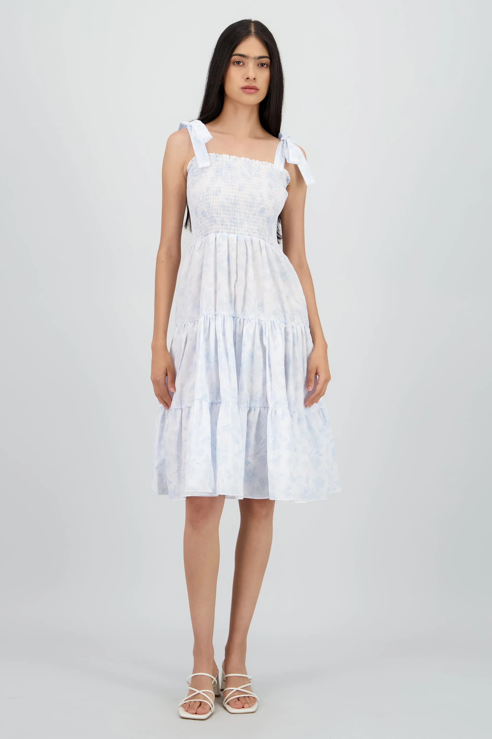 Vestido estampado flores olanes sold by Shasa