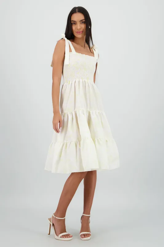 Vestido estampado flores olanes sold by Shasa