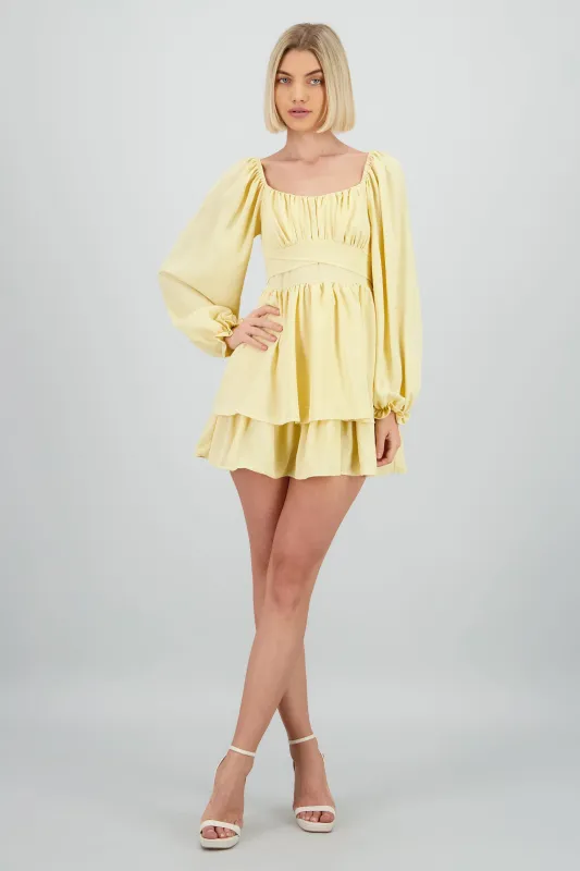 Vestido Mini Olanes Manga Larga sold by Shasa