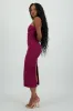 Vestido maxi strapless drapeado hypsters sold by Shasa