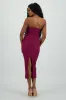 Vestido maxi strapless drapeado hypsters sold by Shasa