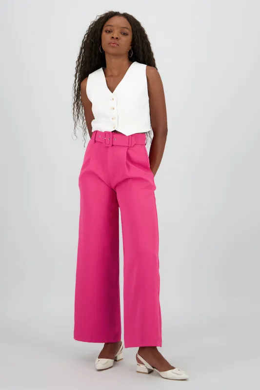 Pantalon Liso Cinturon sold by Shasa