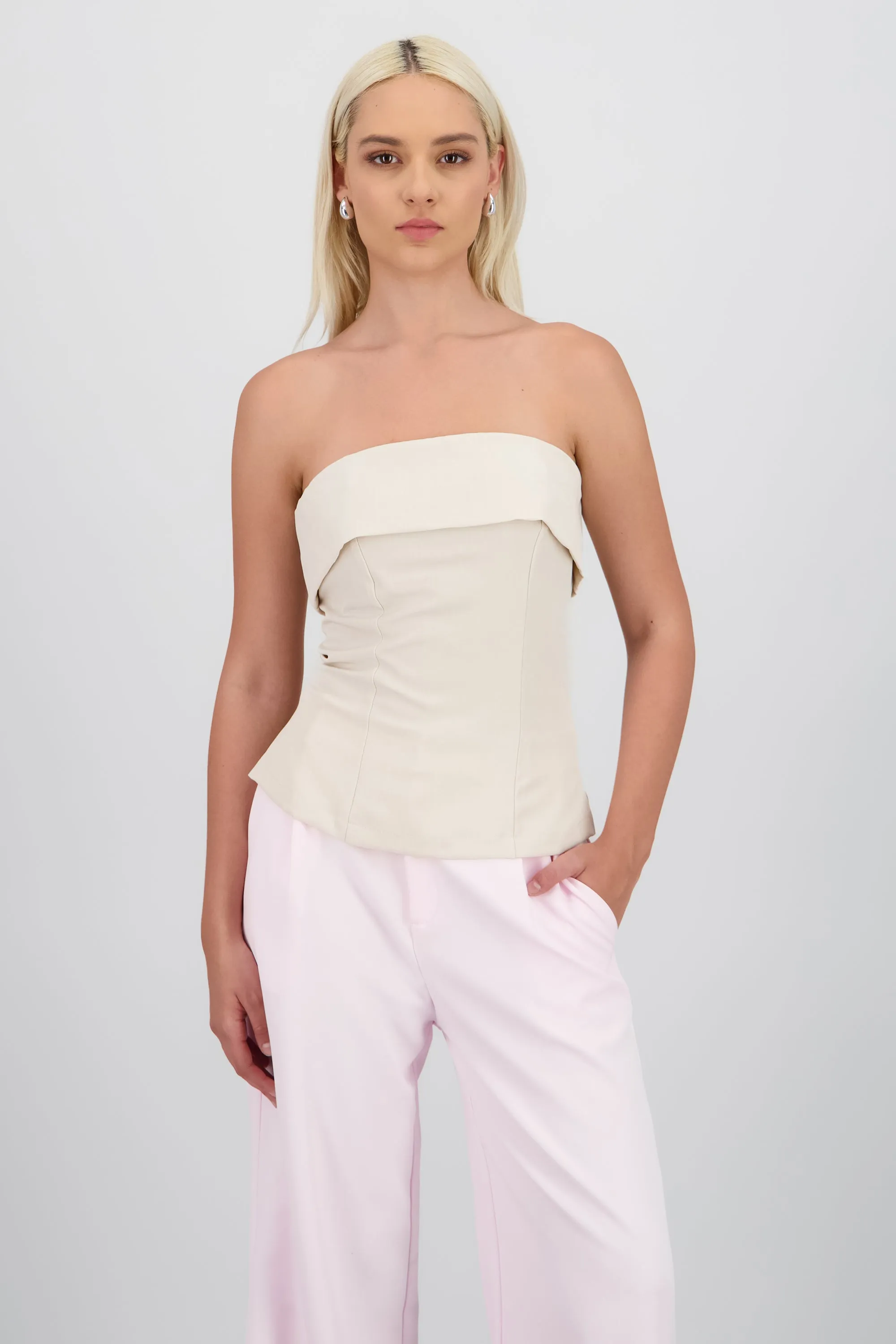 Tob tubo rayas sastreado sold by Shasa