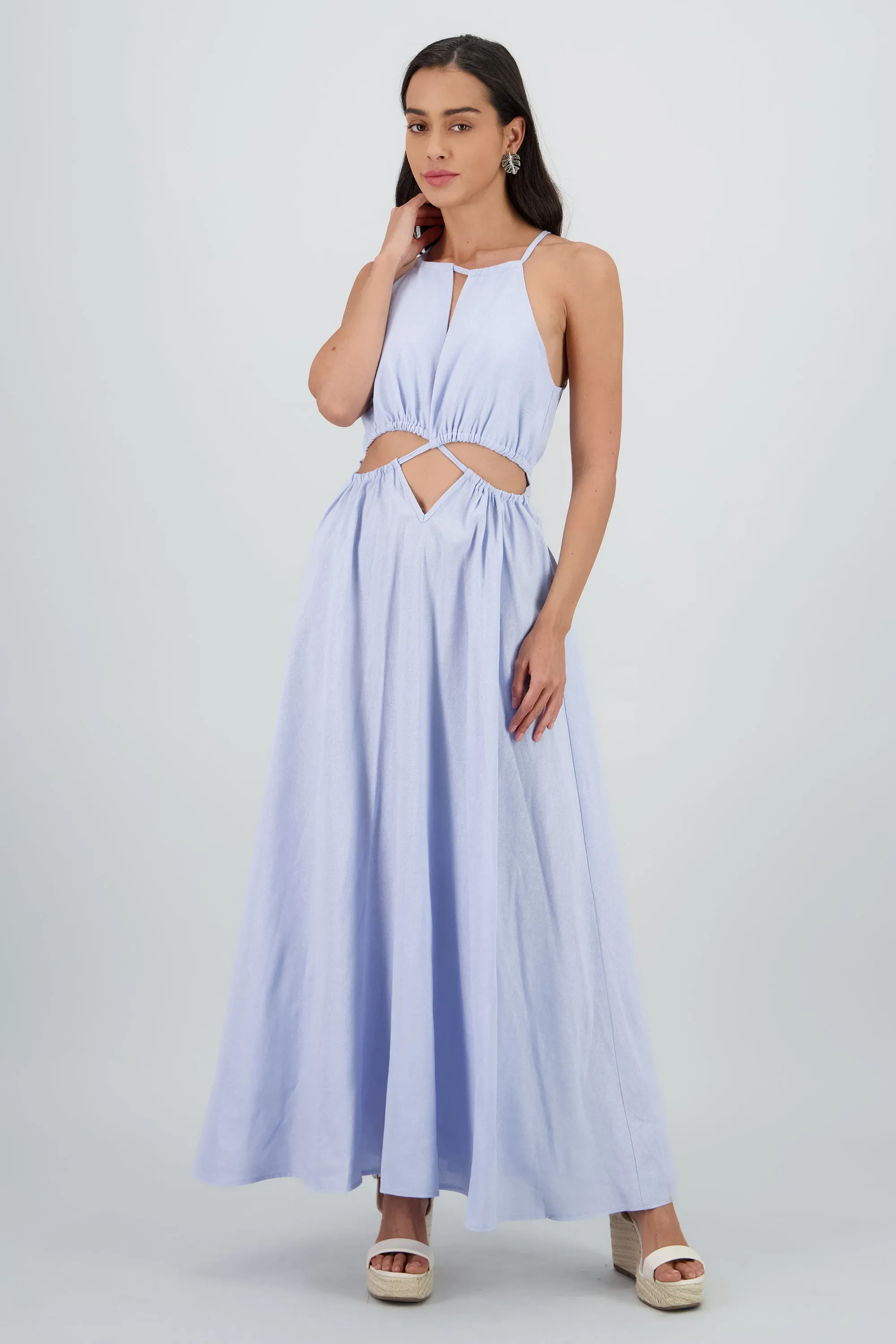 Vestido cut out maxi lino sold by Shasa product image thumbnail 2