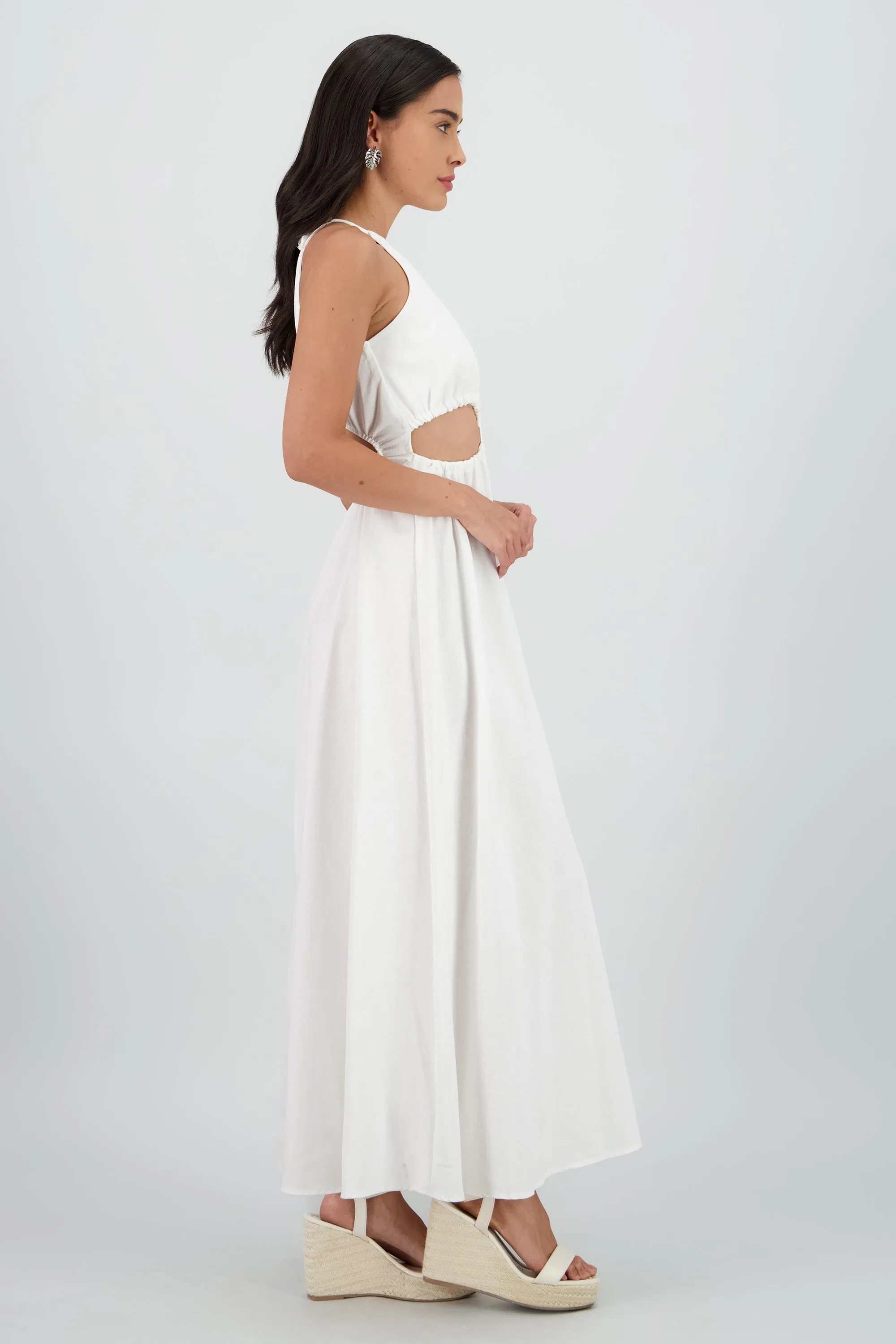 Vestido cut out maxi lino sold by Shasa product image thumbnail 3