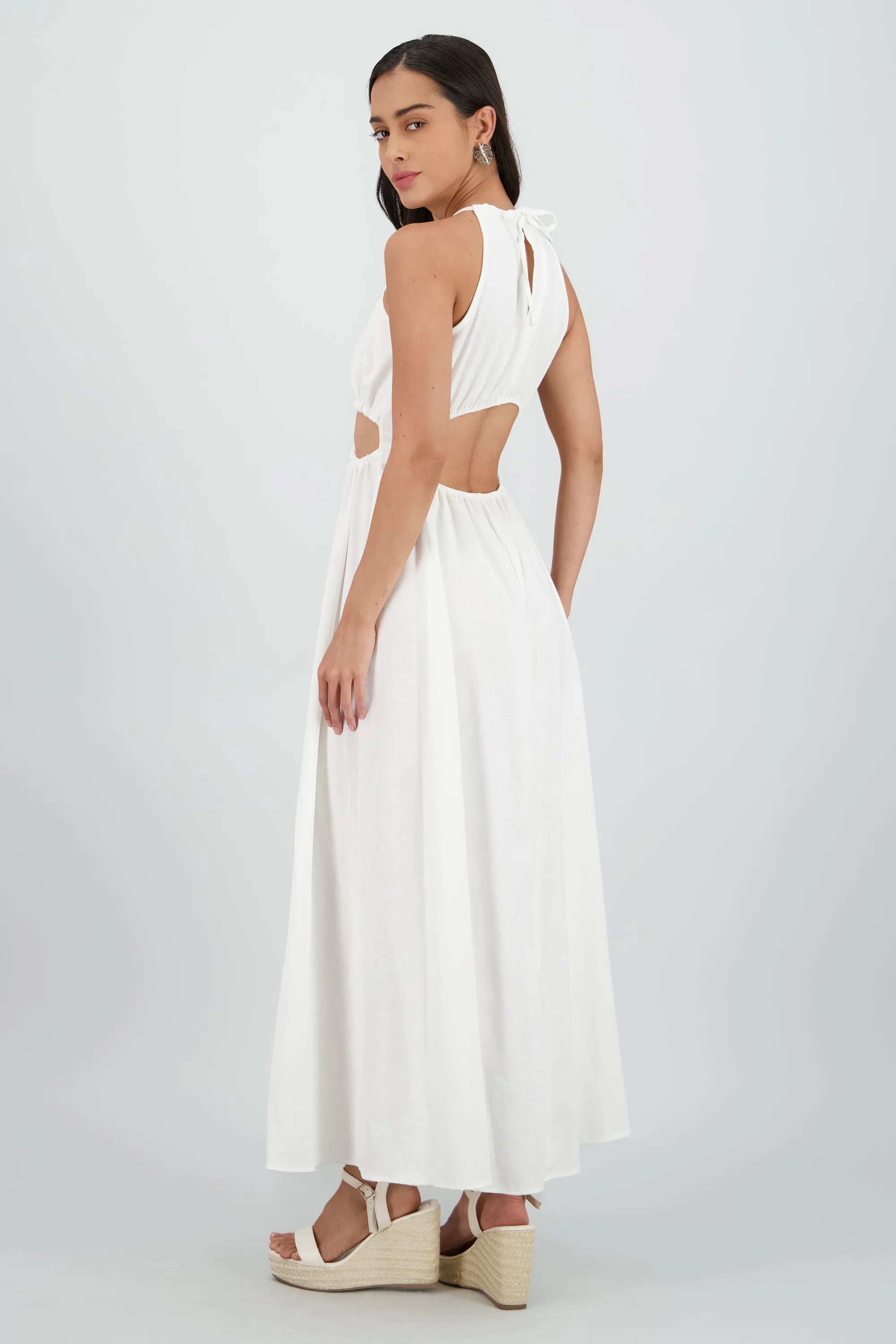 Vestido cut out maxi lino sold by Shasa product image thumbnail 4
