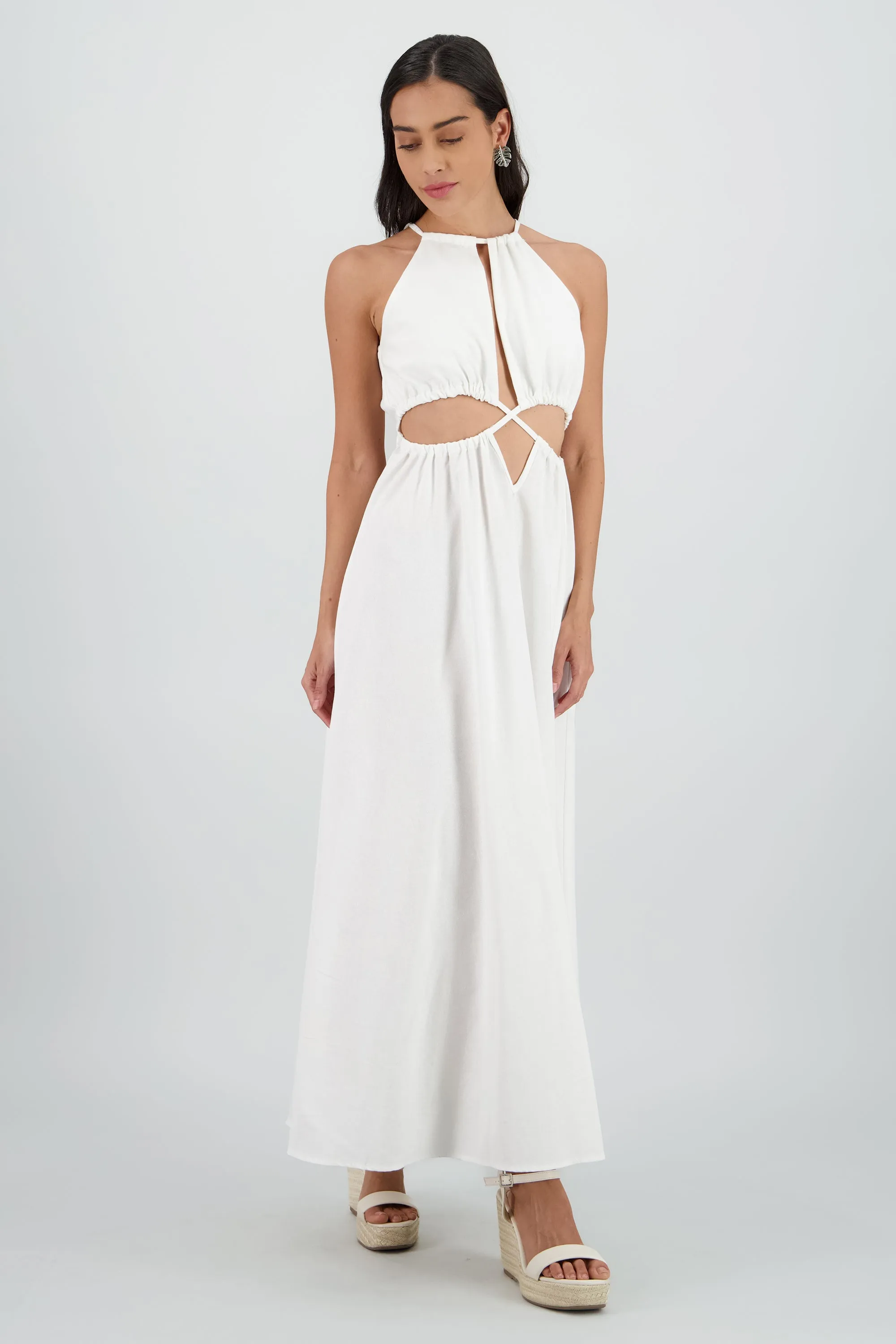 Vestido cut out maxi lino sold by Shasa product image thumbnail 2