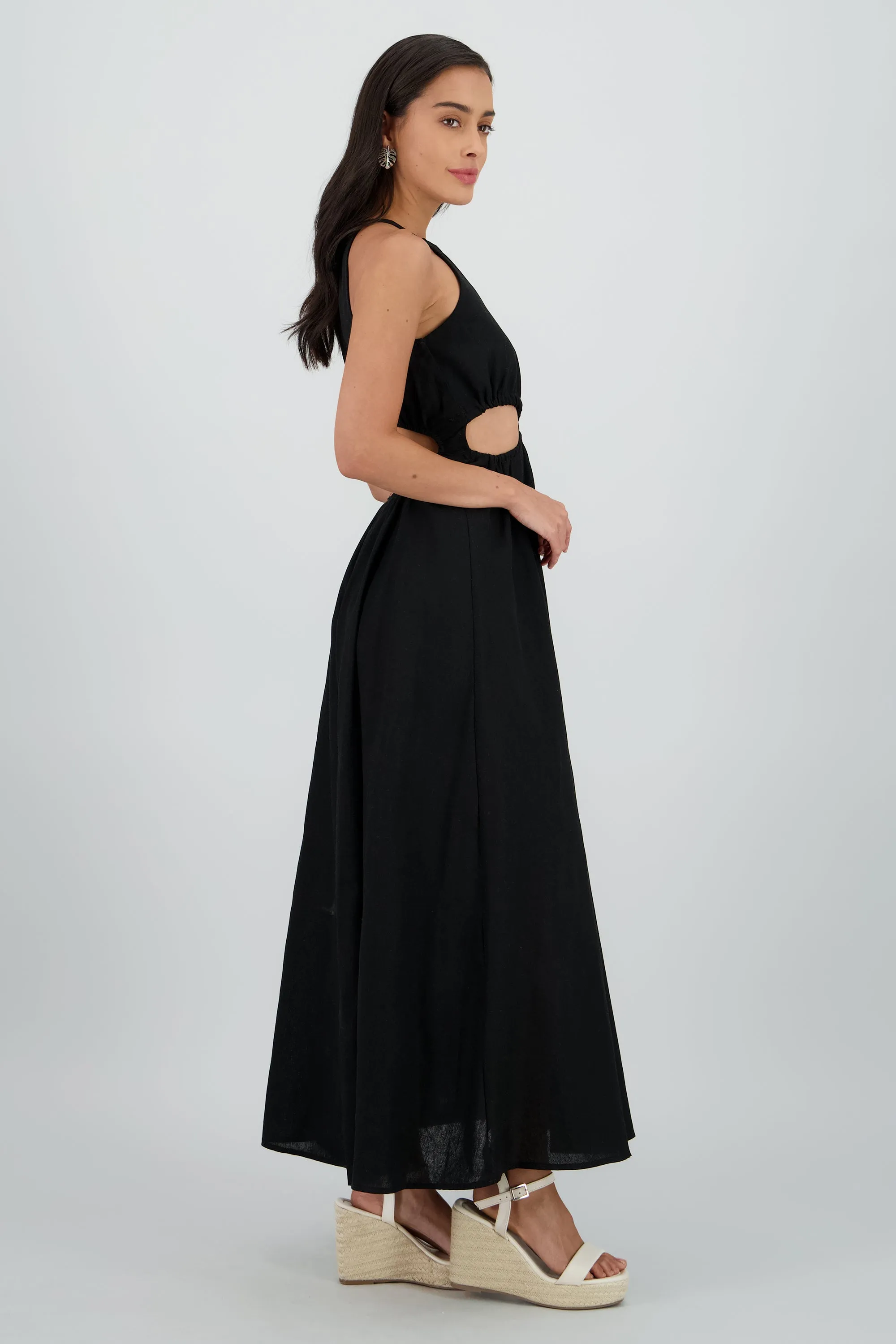 Vestido cut out maxi lino sold by Shasa product image thumbnail 3