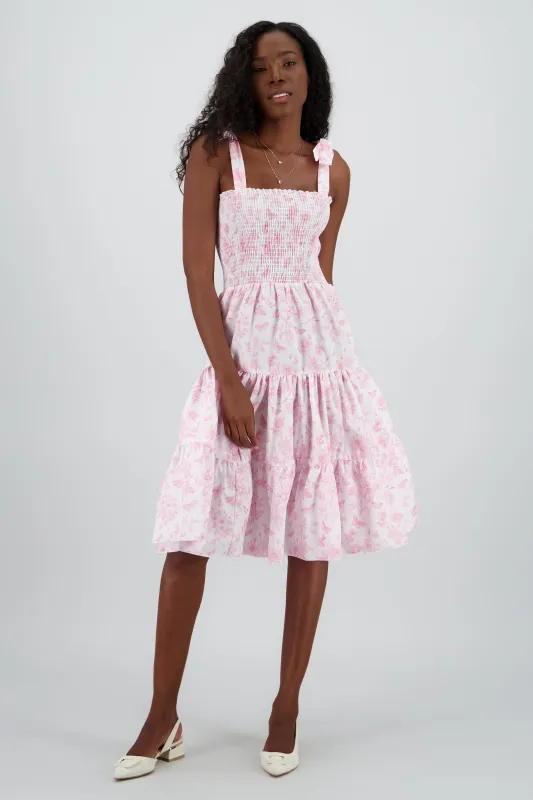 Vestido estampado flores olanes sold by Shasa