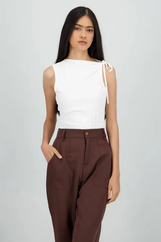 Top sin mangas amarre en hombro sold by Shasa