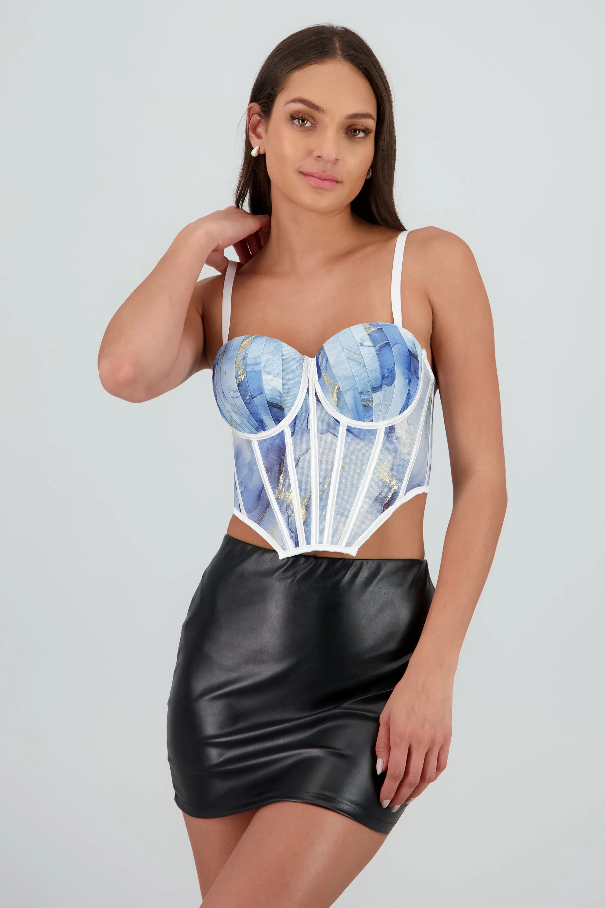 Corset copas estampado marmol sold by Shasa product image thumbnail 2