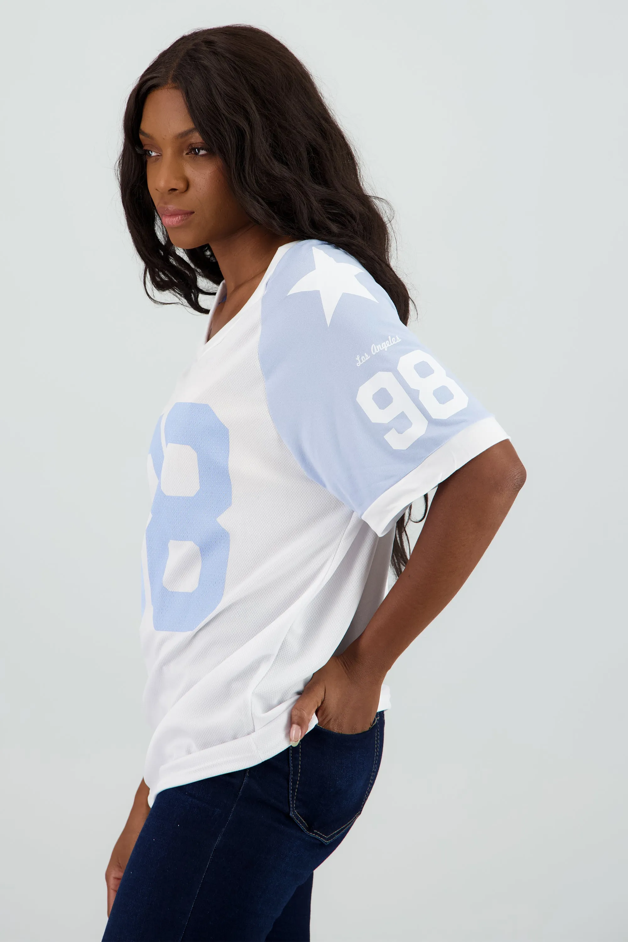 Playera oversized numero contraste sold by Shasa product image thumbnail 3
