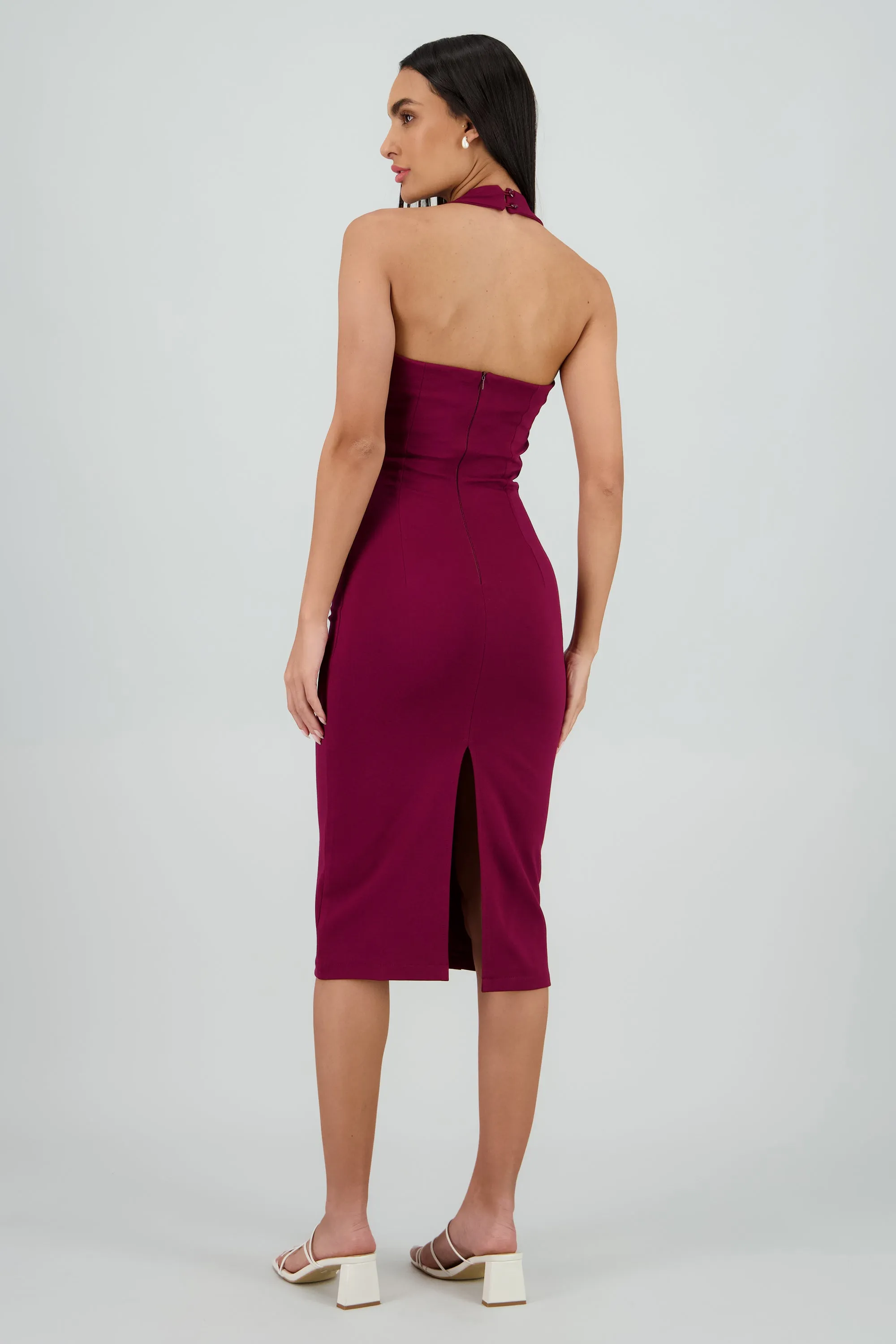 Vestido halter bodycon midi sold by Shasa product image thumbnail 4