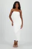 Vestido maxi strapless drapeado hypsters sold by Shasa