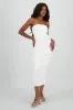 Vestido maxi strapless drapeado hypsters sold by Shasa