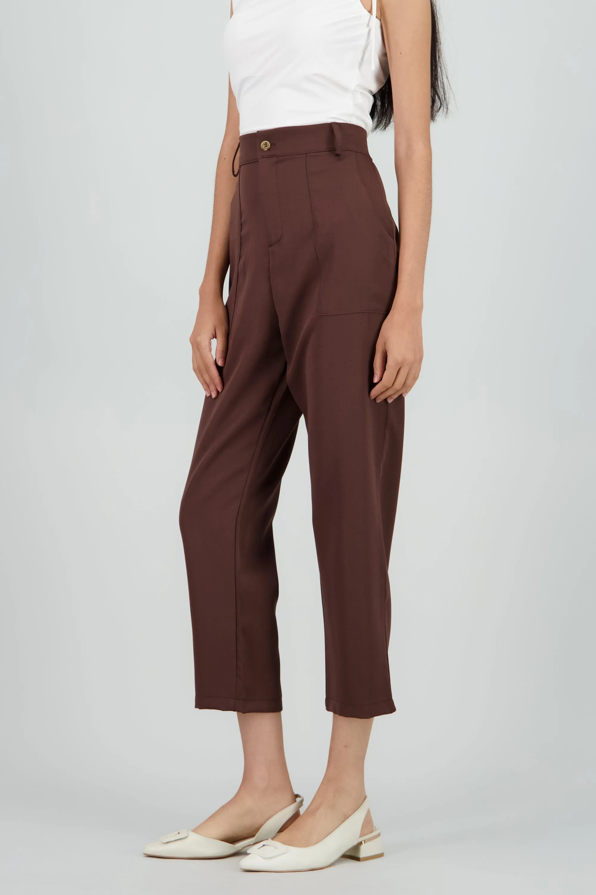 Pantalón Cintura Alta Capri Bolsas sold by Shasa product image thumbnail 3