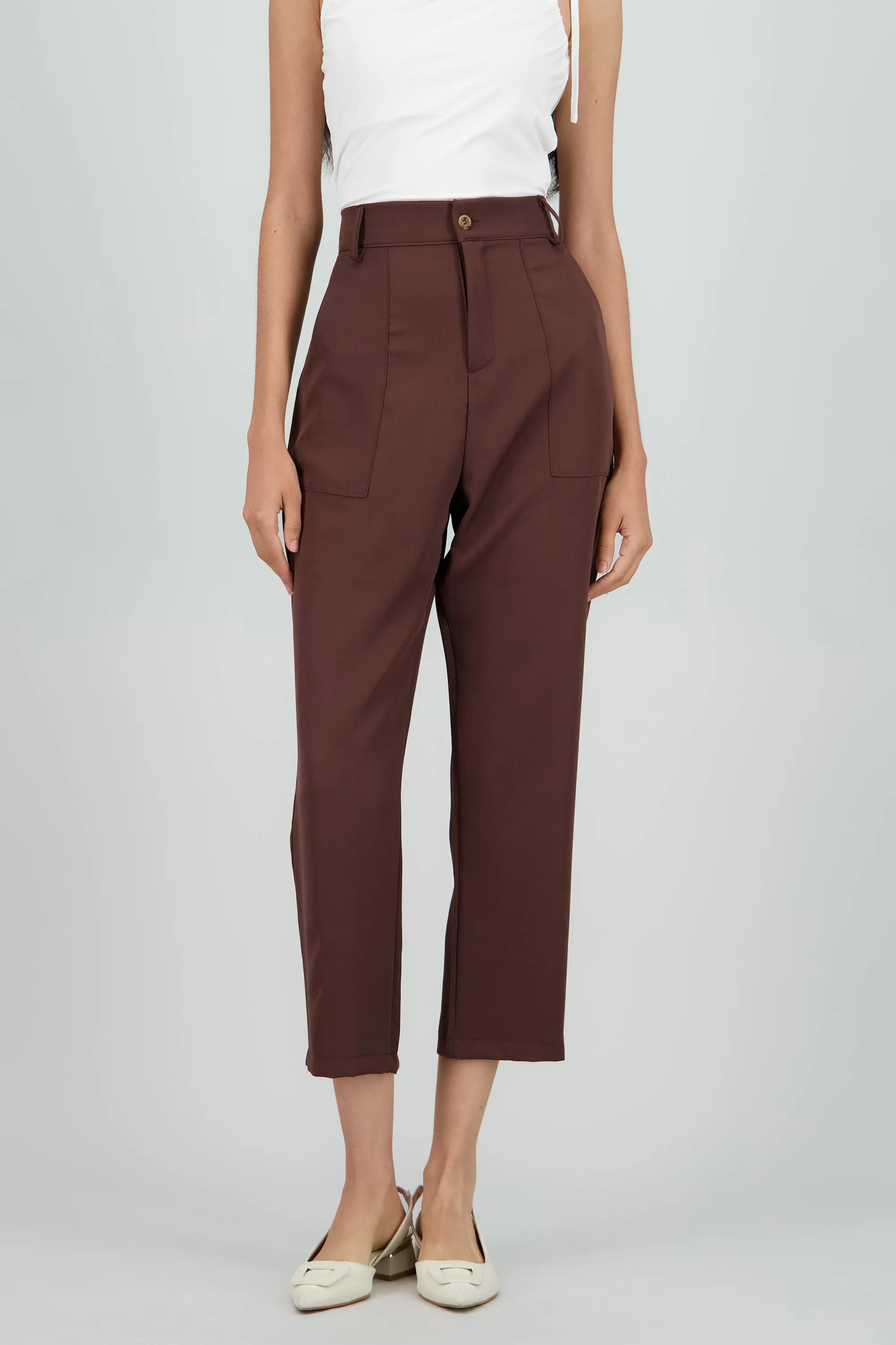 Pantalón Cintura Alta Capri Bolsas sold by Shasa product image thumbnail 2