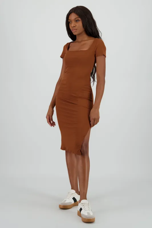 Vestido maxi escote cuadrado sold by Shasa