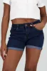 Short denim cinco bolsas con dobladillo sold by Shasa