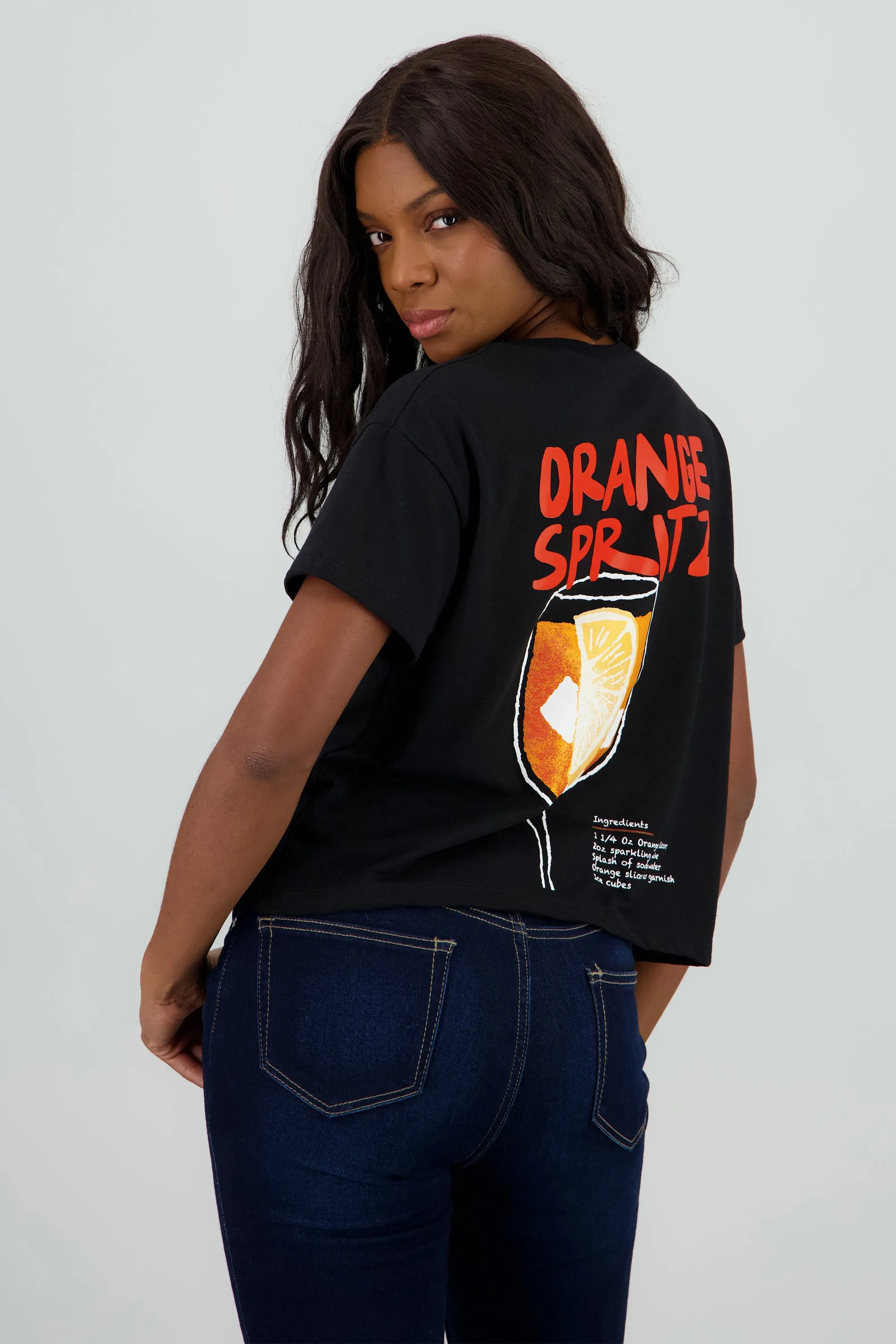 Playera boxy orange spritz sold by Shasa product image thumbnail 4