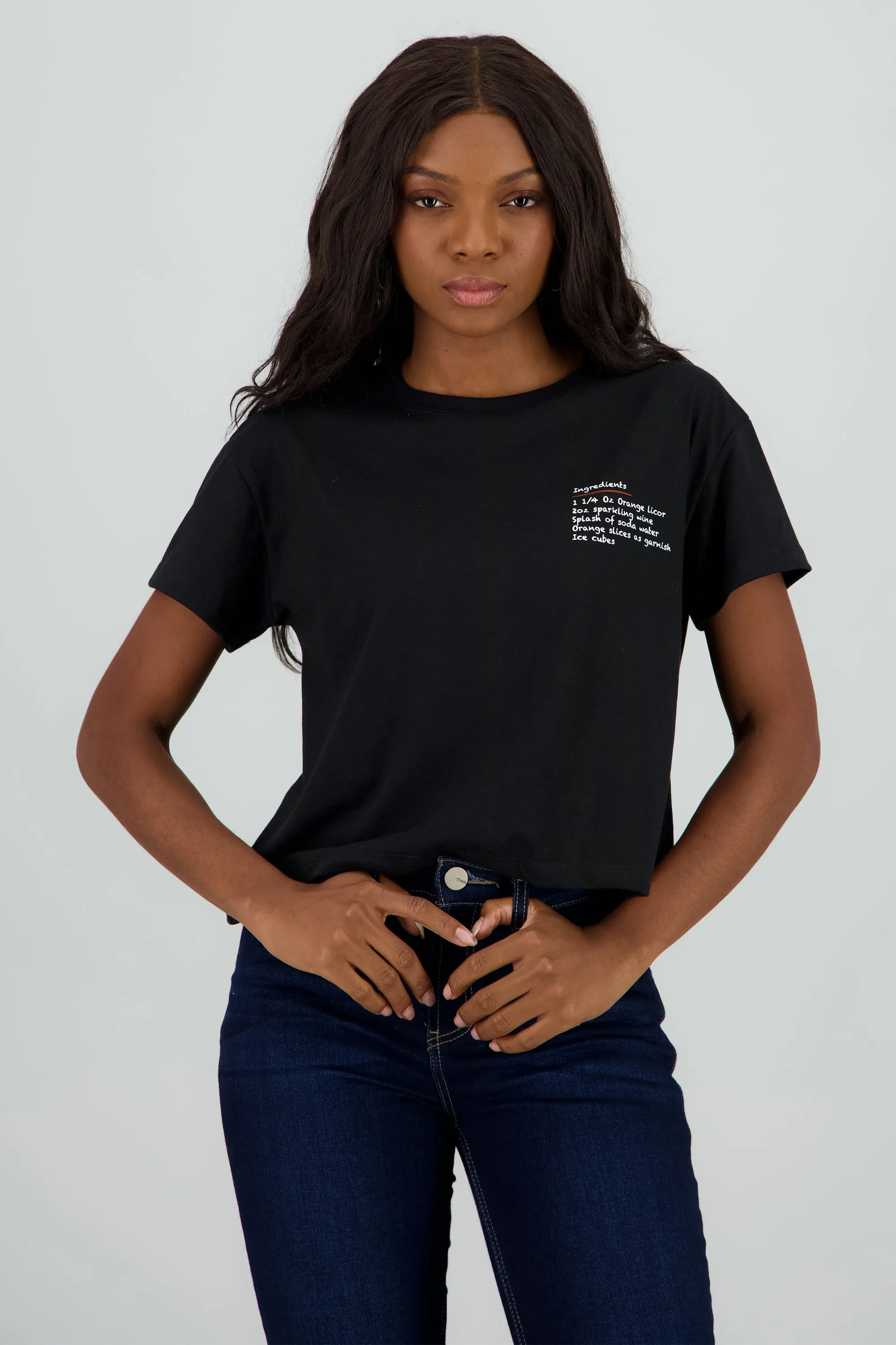 Playera boxy orange spritz sold by Shasa