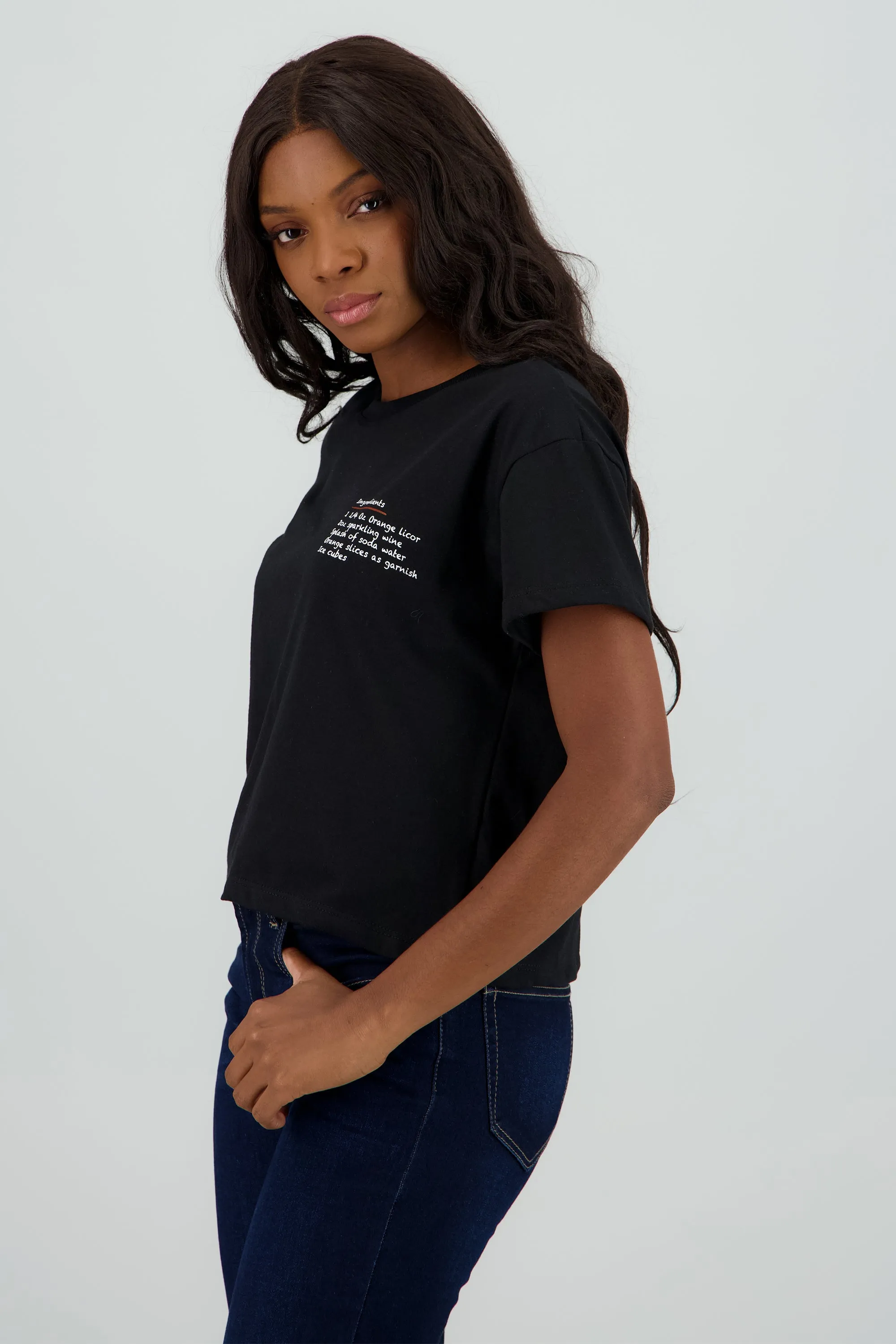 Playera boxy orange spritz sold by Shasa product image thumbnail 3