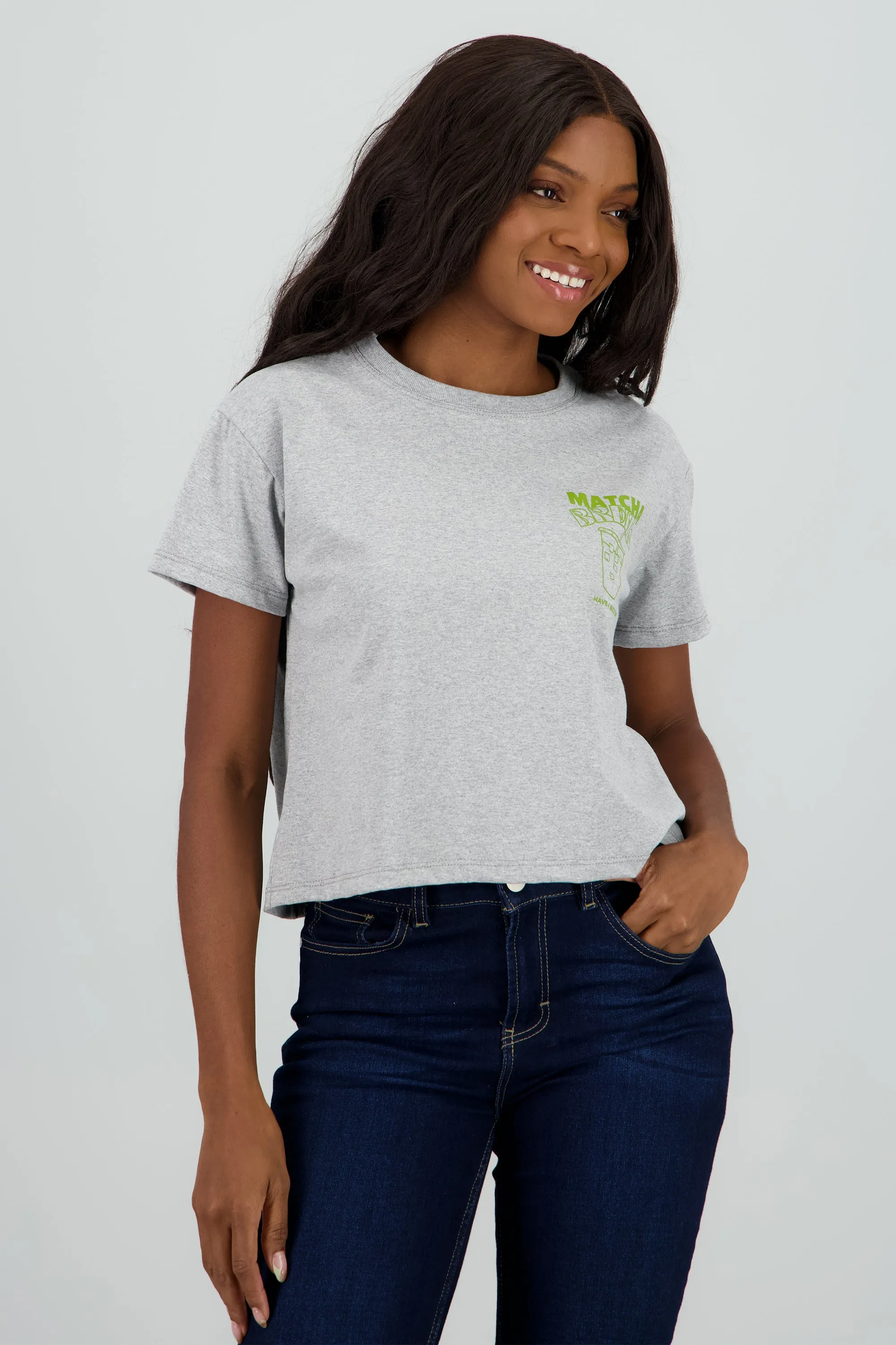 Playera boxy estampado matcha sold by Shasa product image thumbnail 2