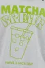 Playera boxy estampado matcha sold by Shasa