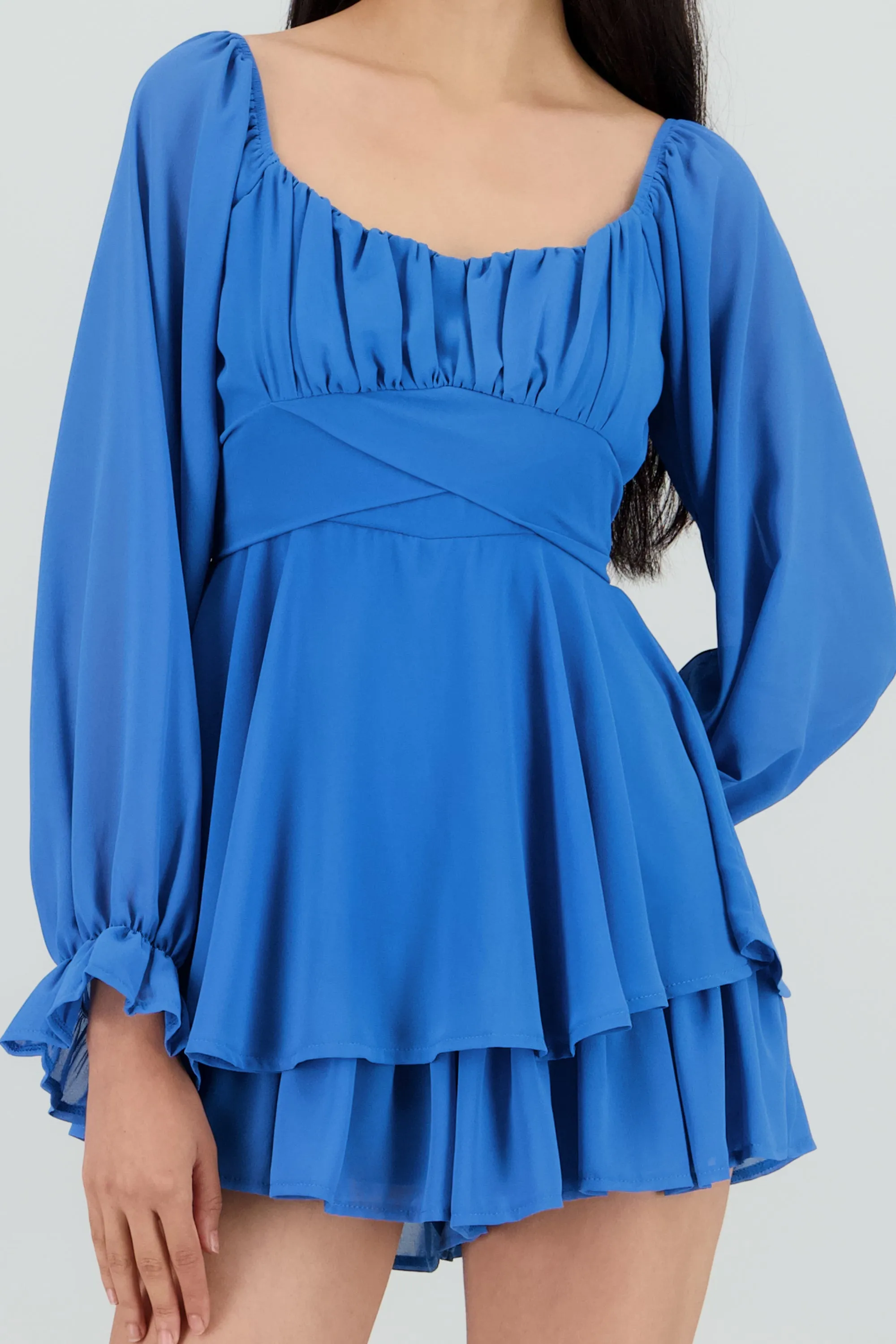 Romper mini manga larga mesh sold by Shasa product image thumbnail 5