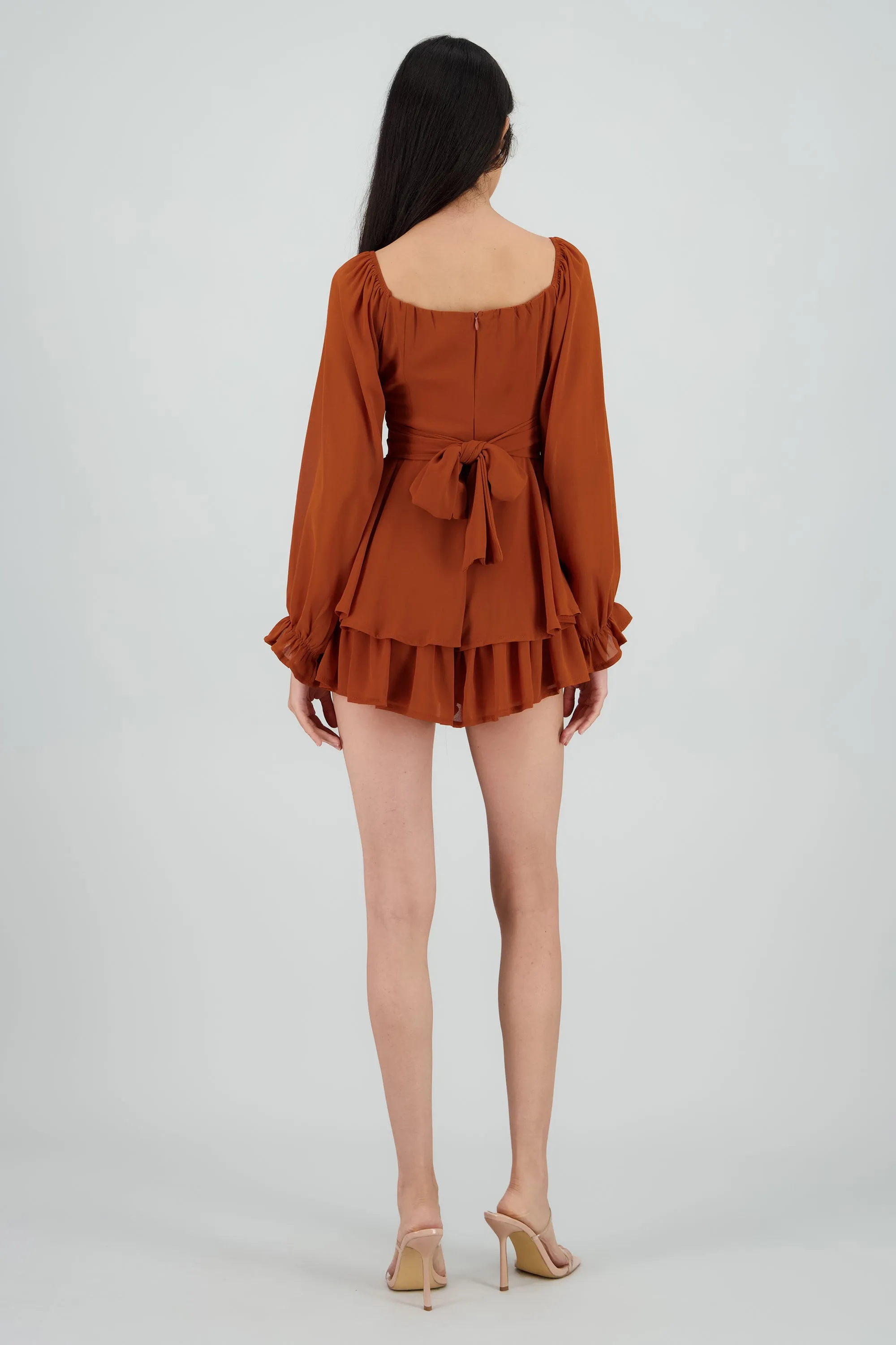 Romper mini manga larga mesh sold by Shasa product image thumbnail 4