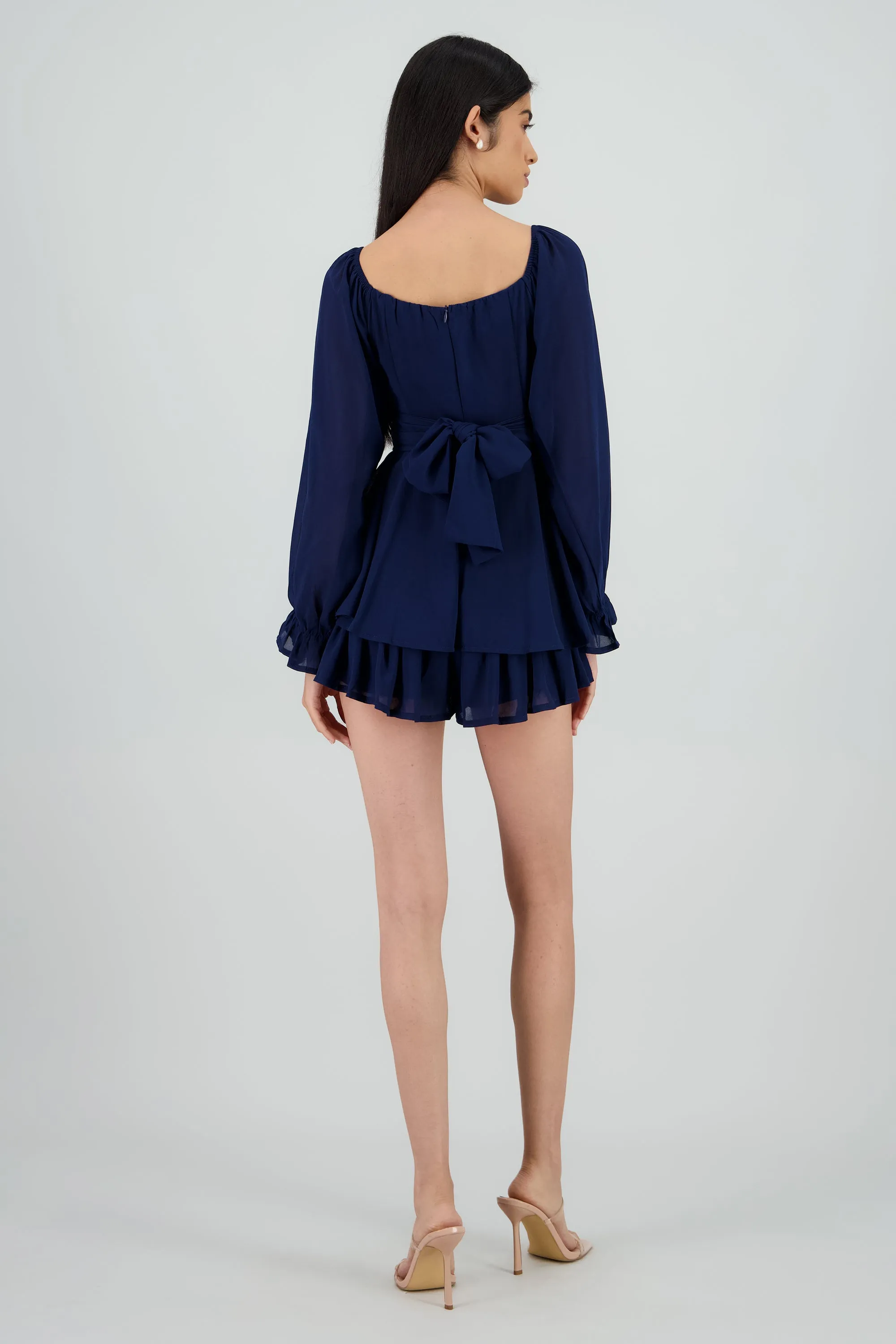 Romper mini manga larga mesh sold by Shasa product image thumbnail 4