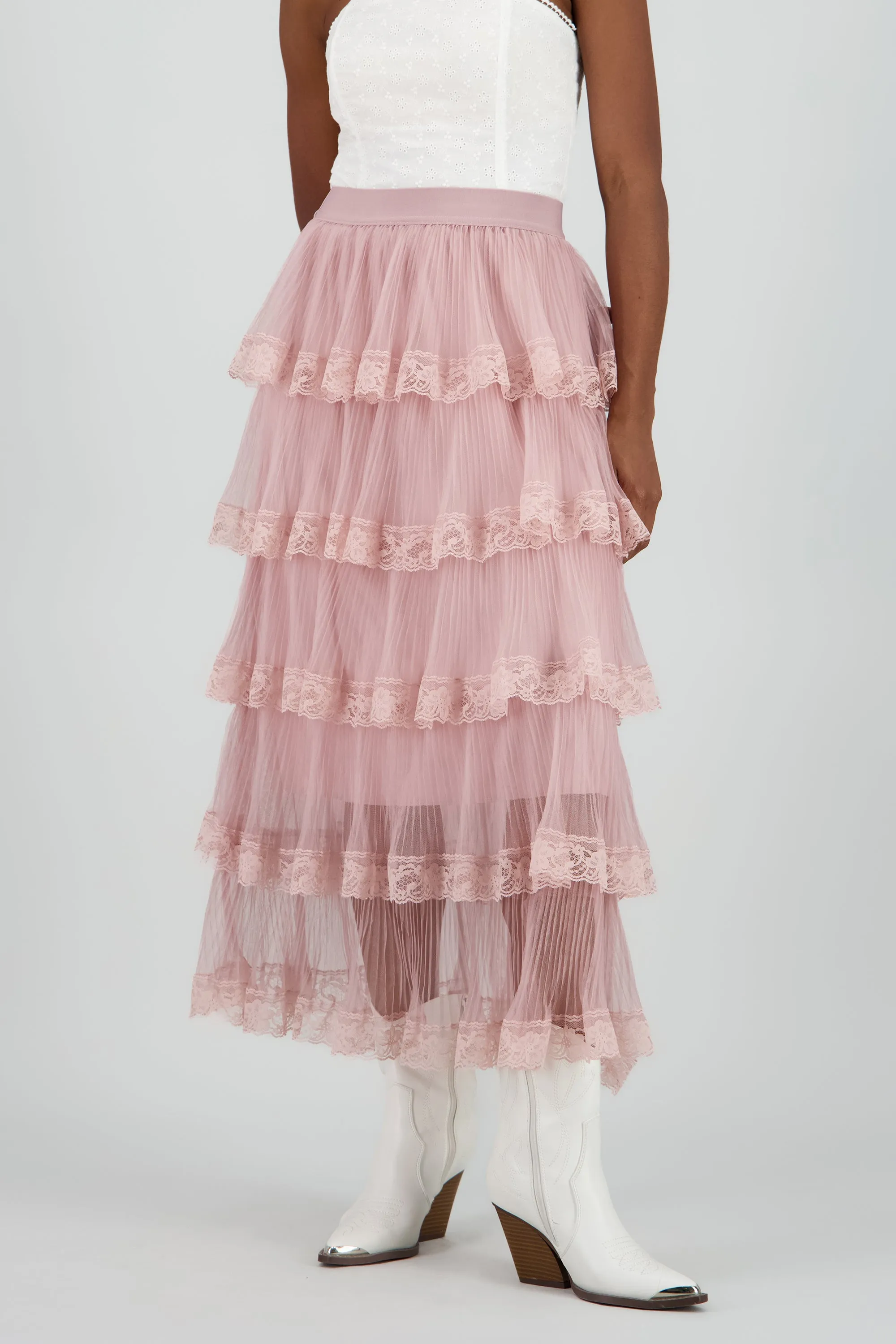 Falda midi olanes sold by Shasa product image thumbnail 2