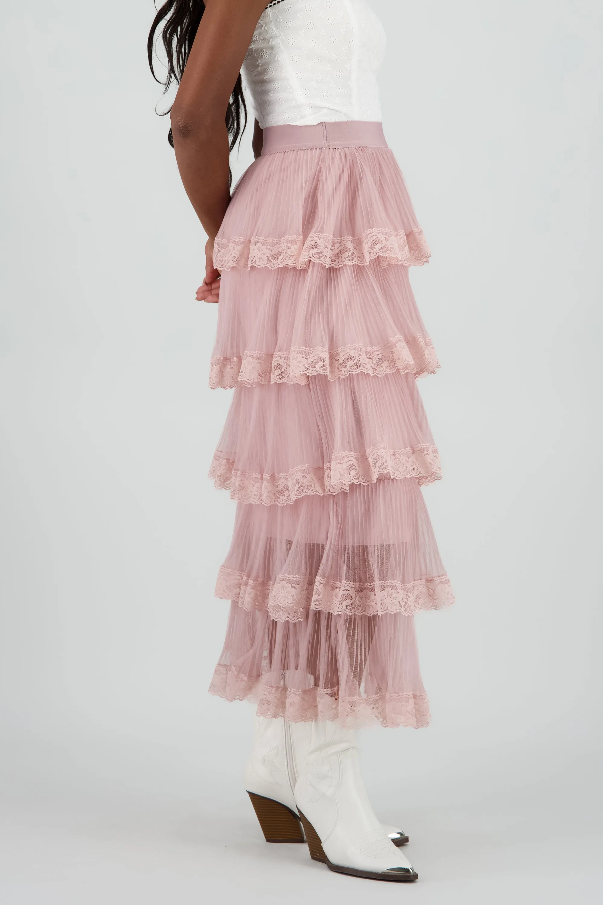 Falda midi olanes sold by Shasa product image thumbnail 3