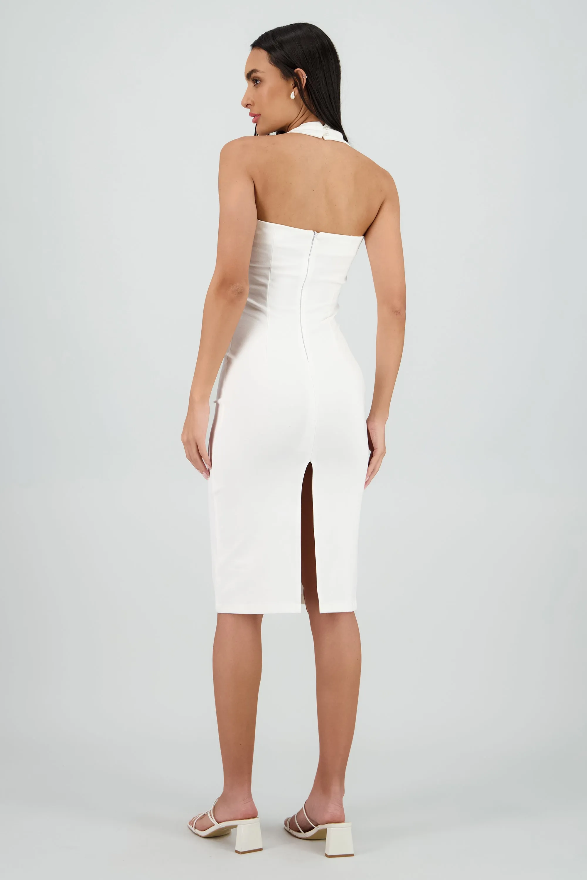 Vestido halter bodycon midi sold by Shasa product image thumbnail 4